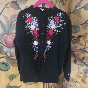 Vintage Embroidered Cardigan
